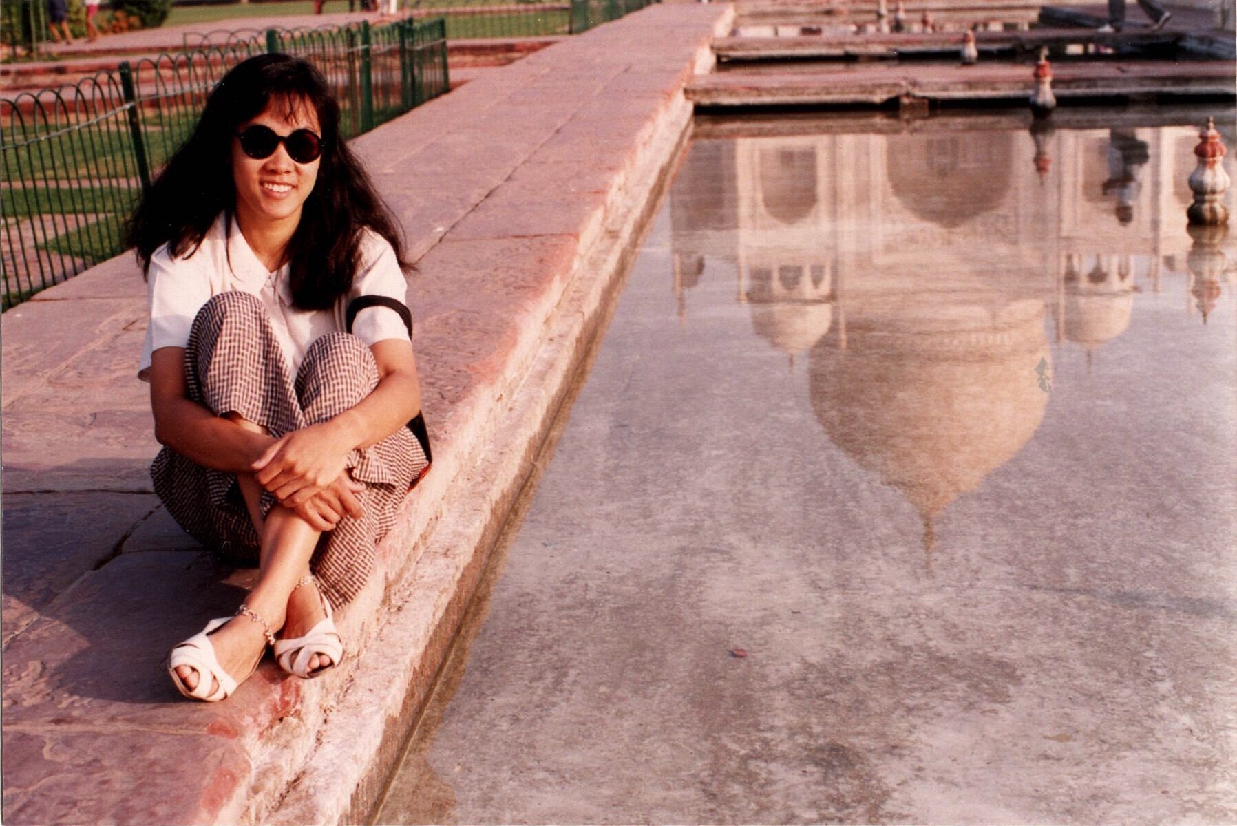 Carole at the Taj Mahal 1991